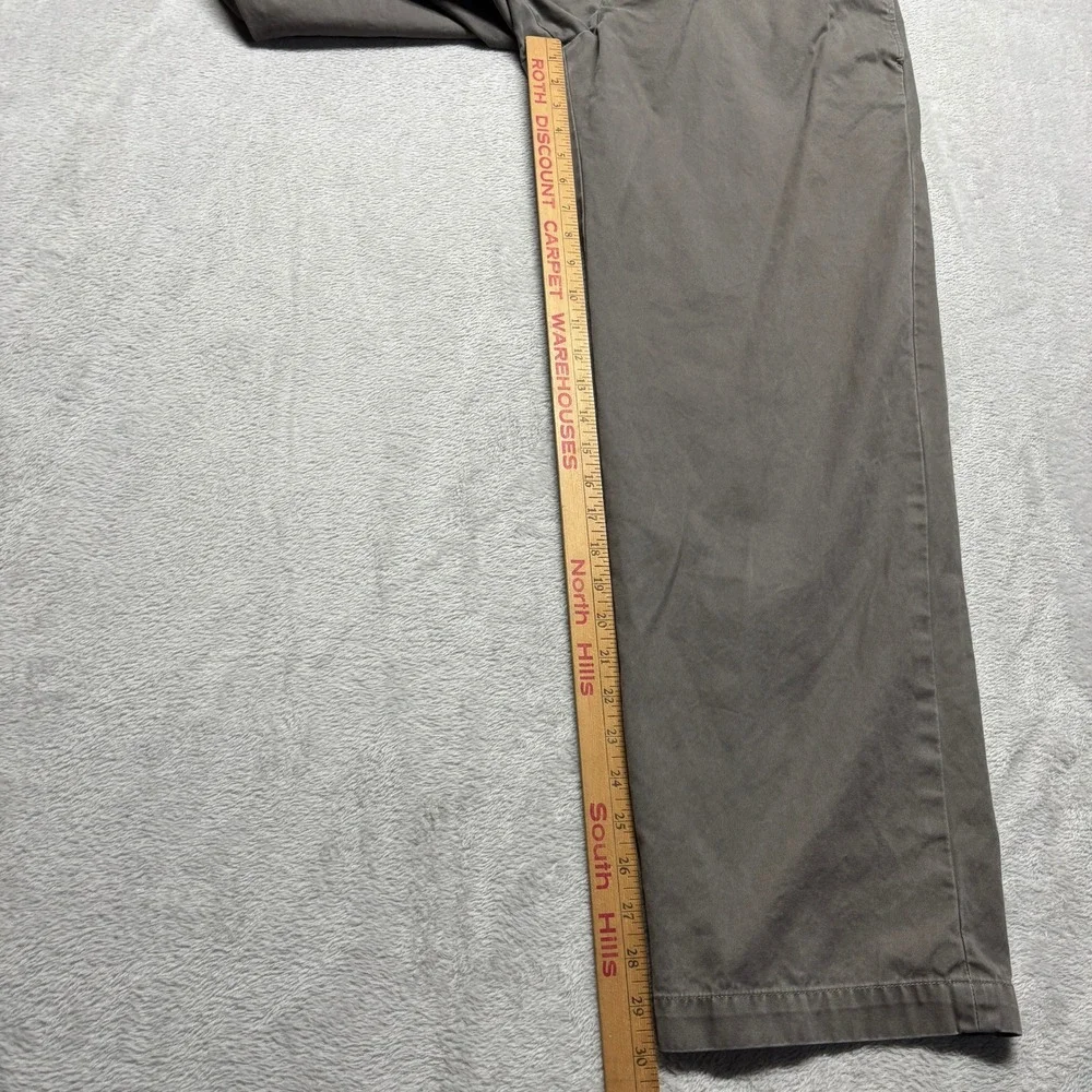 Banana Republic Gavin Straight Fit Chino Pants Mens 34x30 Stone Gray 100% Cotton